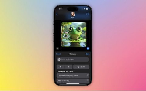 🍎 使用 DALL·E 在 iPhone 的“信息”应用中生成图像