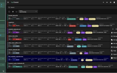 🆕 qBittorrent最时尚WebUI v2.20.0更新