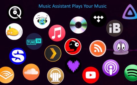 🔥 MusicAssistant：全网音乐/有声书/广播/播客统统拿下，与HomeAssistant珠联璧合！